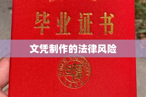 苍溪文凭制作的法律风险
