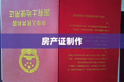 苍溪房产证制作