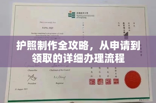 苍溪护照制作全攻略，从申请到领取的详细办理流程