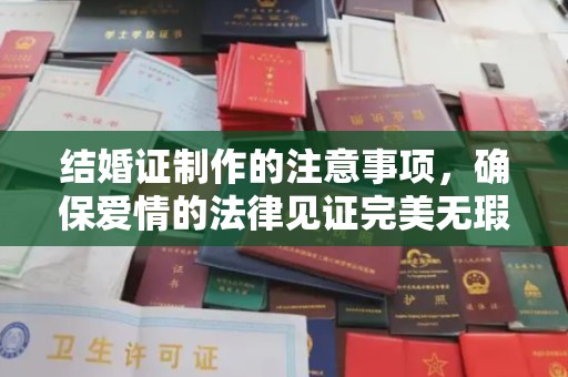 苍溪结婚证制作的注意事项，确保爱情的法律见证完美无瑕
