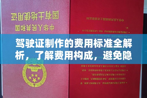 苍溪驾驶证制作的费用标准全解析，了解费用构成，避免隐形消费